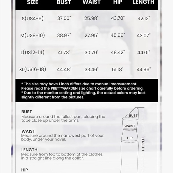 One shoulder floral midi dress size small - Picture 5 of 5